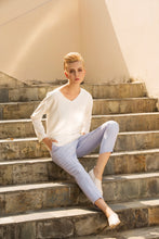 Load image into Gallery viewer, The leisure moment tapered pants in Pastel Blue