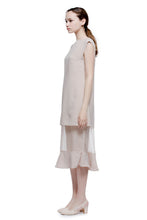 Load image into Gallery viewer, Gleams Boat Neck See through Long Dress