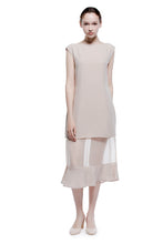 Load image into Gallery viewer, Gleams Boat Neck See through Long Dress