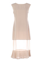 Load image into Gallery viewer, Gleams Boat Neck See through Long Dress