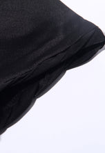 Load image into Gallery viewer, Reconstructed elegance cropped top in Black