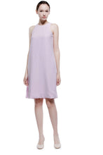 Load image into Gallery viewer, Lavender Sunset Round Neck Sleeveless Midi Dress