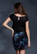 Load image into Gallery viewer, The secret garden ruched floral pencil skirt